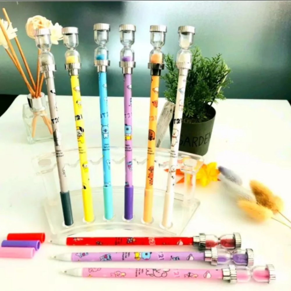 

Bolpen/ Pulpen/ Pen GEL DENGAN Jam Pasir KARAKTER KARTUN 20689B