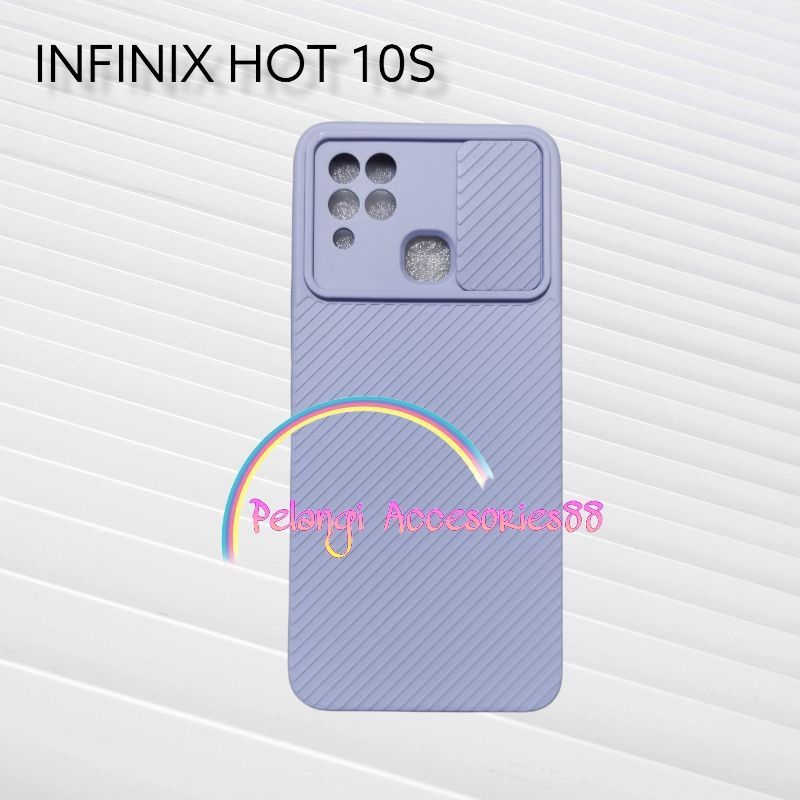 CASE INFINIX HOT 10S / HOT 10S NFC / HOT 10T / HOT 10i CASE SOFTCASE SLEDING WARNA WARNI