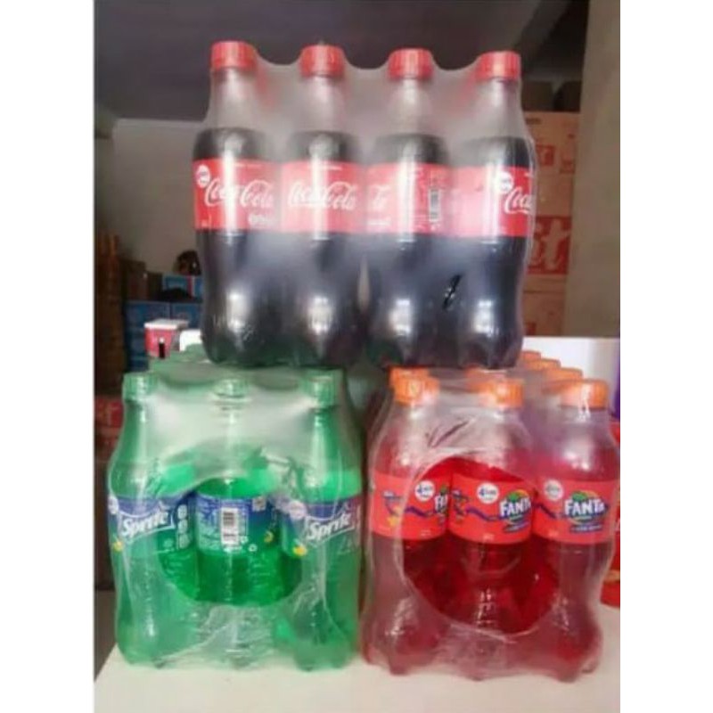 

Fanta/sprite/coca cola 390ml @pack isi 12 botol