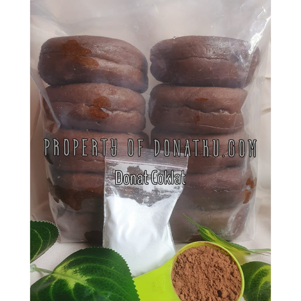 

DONAT COKLAT FROZEN ISI 10 PCS UKURAN BESAR || GRAB DAN GOJEK