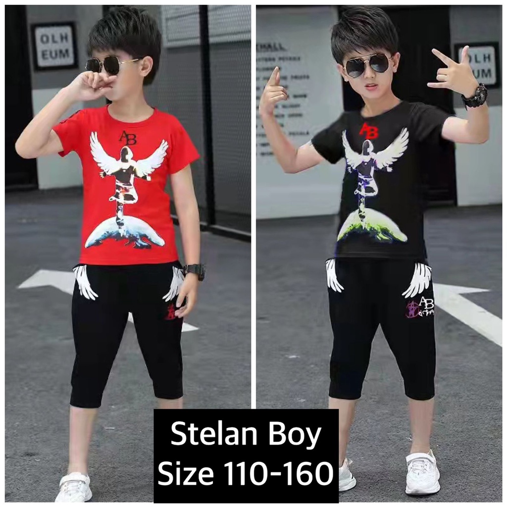 (LOLI-JKT) BOY-62 STELAN ANAK COWOK AB EAGLE SIZE 110-160