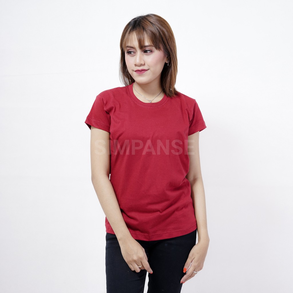 Kaos menyusui / Baju menyusui SIMPANSE Lengan PENDEK 100% Katun-Maroon
