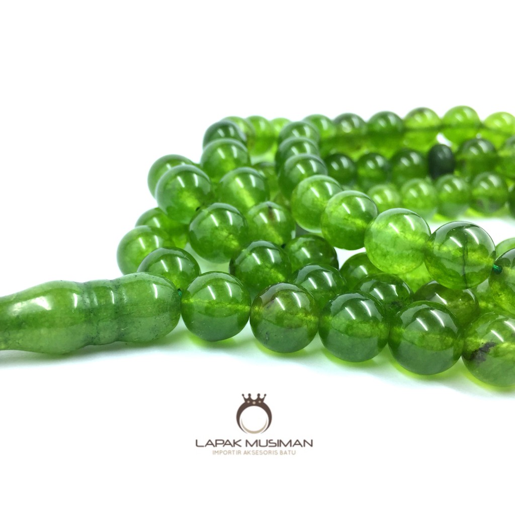 [Bayar di Tempat] Tasbih Batu Sungai Dareh Asli Natural 99 Butir 10MM