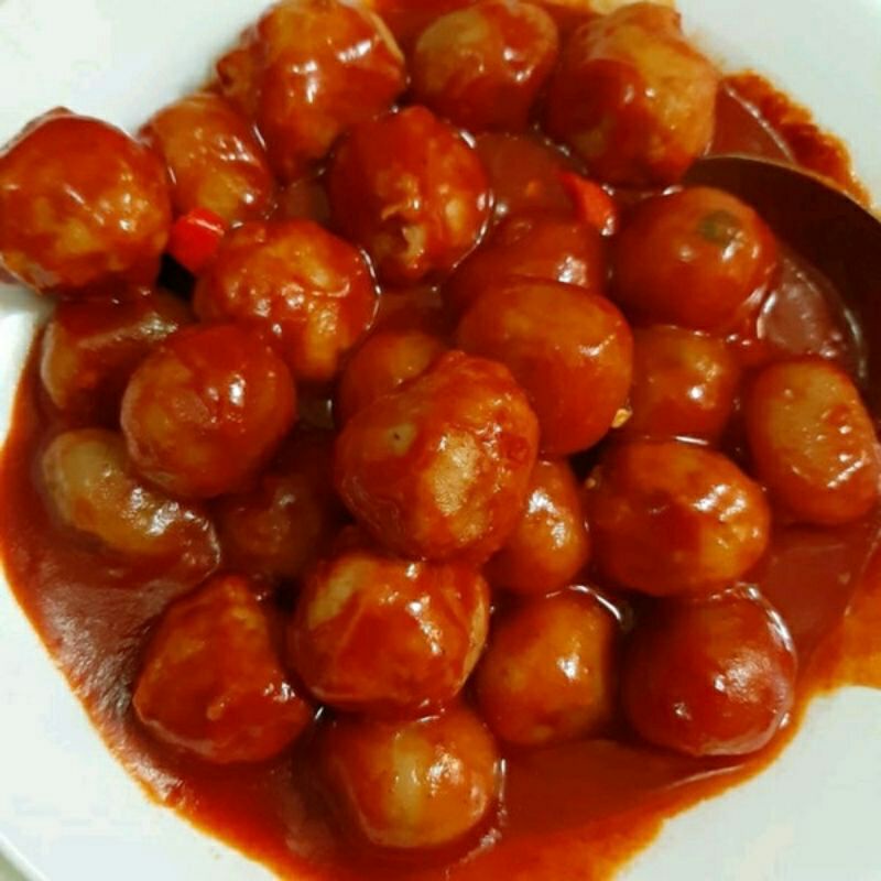 

cilok pedas saus