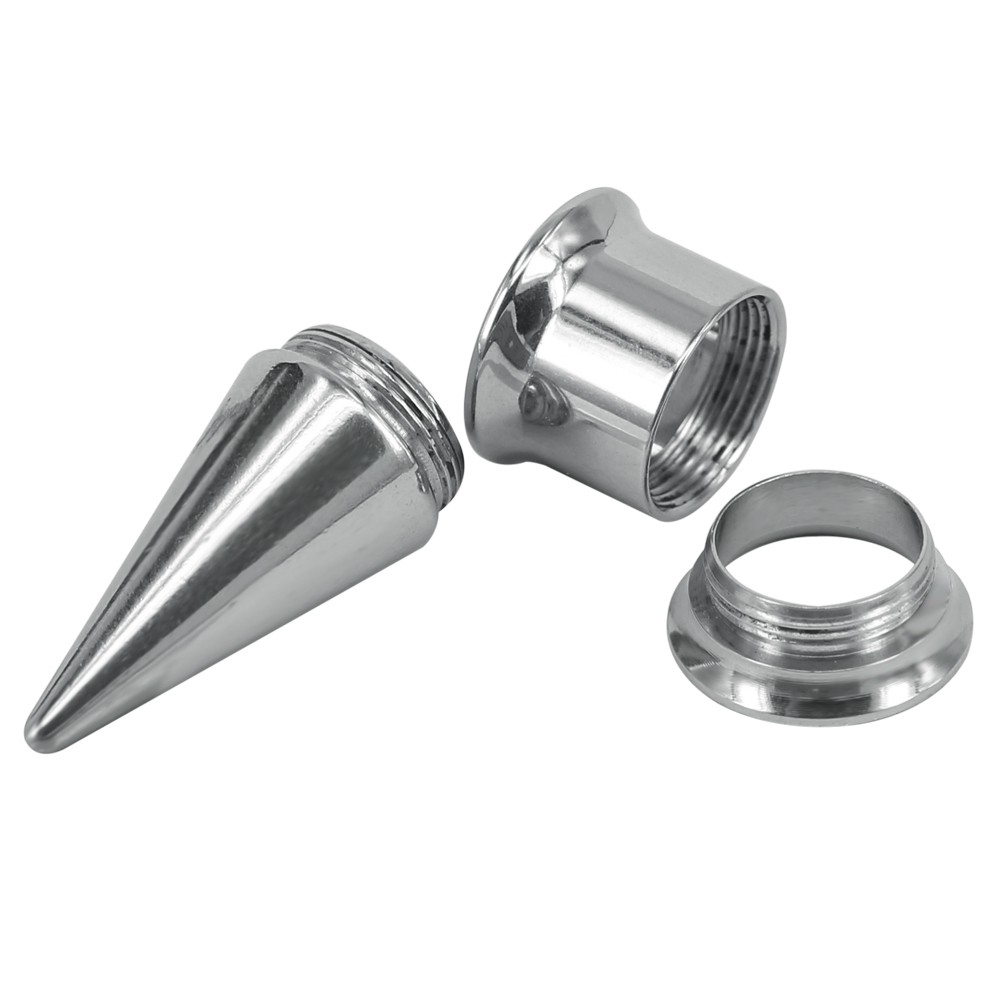 Ear Plug Pembesar Lubang Tindik Telinga Bahan Stainless Steel Warna Silver