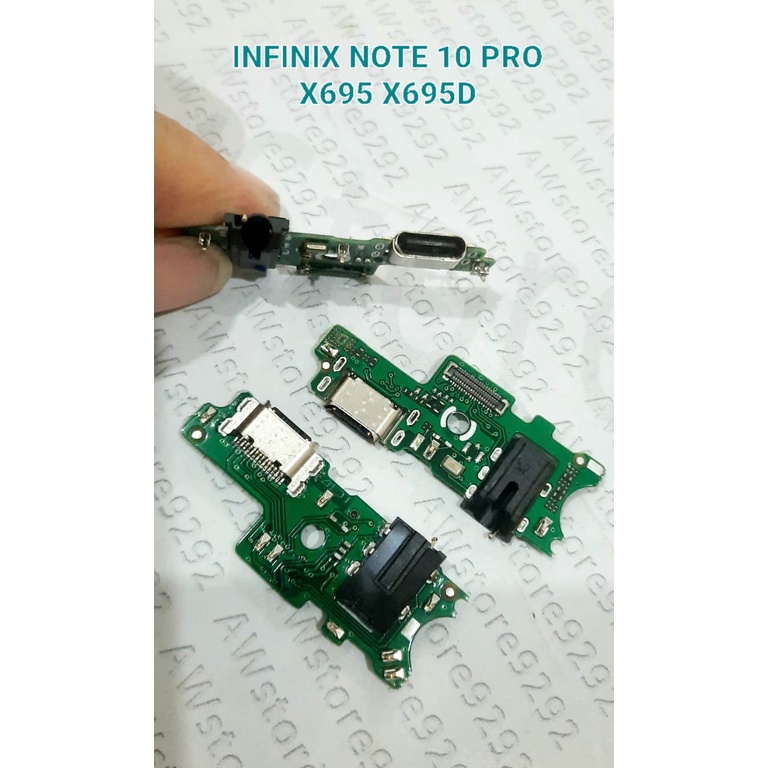 Flex Flexible Papan PCB Con Cas Fleksibel Konektor Charger INFINIX NOTE 10 PRO X695 X695D