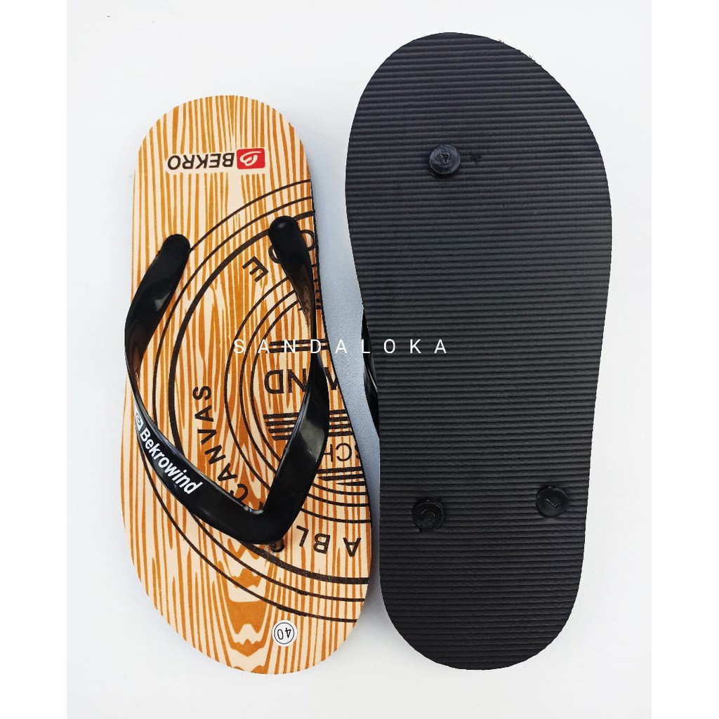 Sandal Jepit Pria Bekro 1 | Sendal Distro Surfing Casual | Sandal Jepit