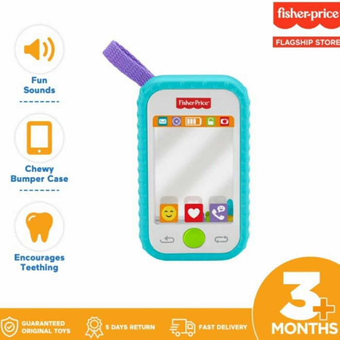 FISHER PRICE Baby Fun Phone Mainan HP Anak Baby Toys Mainan Edukatif