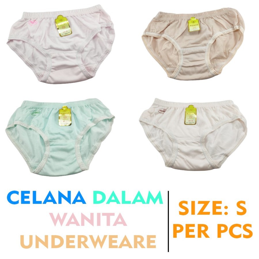 Celana Dalam Wanita Polos - Bahan Ringan &amp; Nyaman Termurah