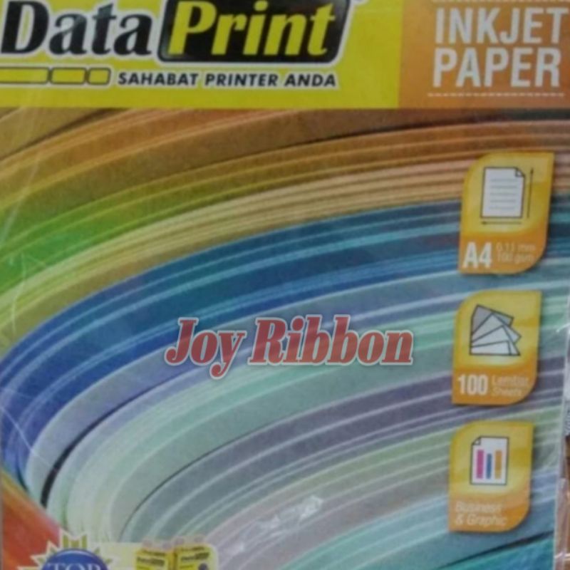 

Inkjet Paper A4 Merk Data Print 100 GSM