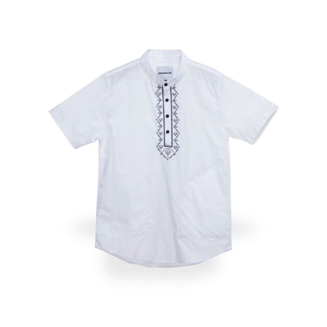 kemeja cowok keren by fridaykiller original | GRIAL WHITE NAVY