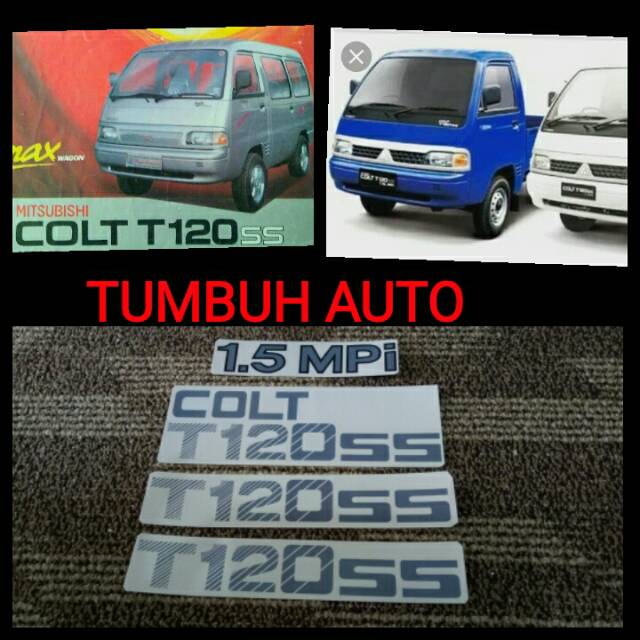 Striping Sticker Stiker Mitsubishi Abu Grey Biru Edition Colt T 120 Ss MPi 1.3 1.5 Pick up Stesen
