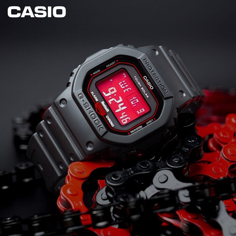 TERLARIS!!!JAM TANGAN PRIA G-SHOCK CASIO DW 5600 GS CASIO SEGI WARNA HITAM ANTI AIR DIGITAL one piece dw bunga dw loreng full hitam best seller ready stock TERIMA COD BAYAR DITEMPAT-HITAM PLAT MERAH
