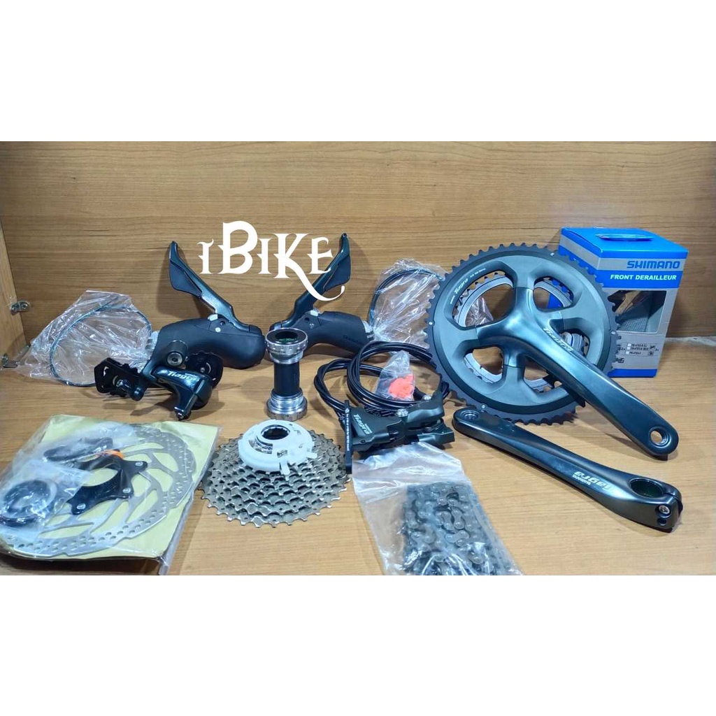 Groupset Shimano Tiagra 4720 R4720 10 Speed Hydraulic Disc