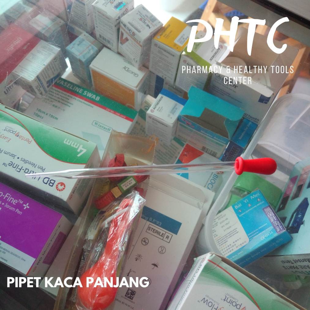 Pipet Tetes Kaca Panjang