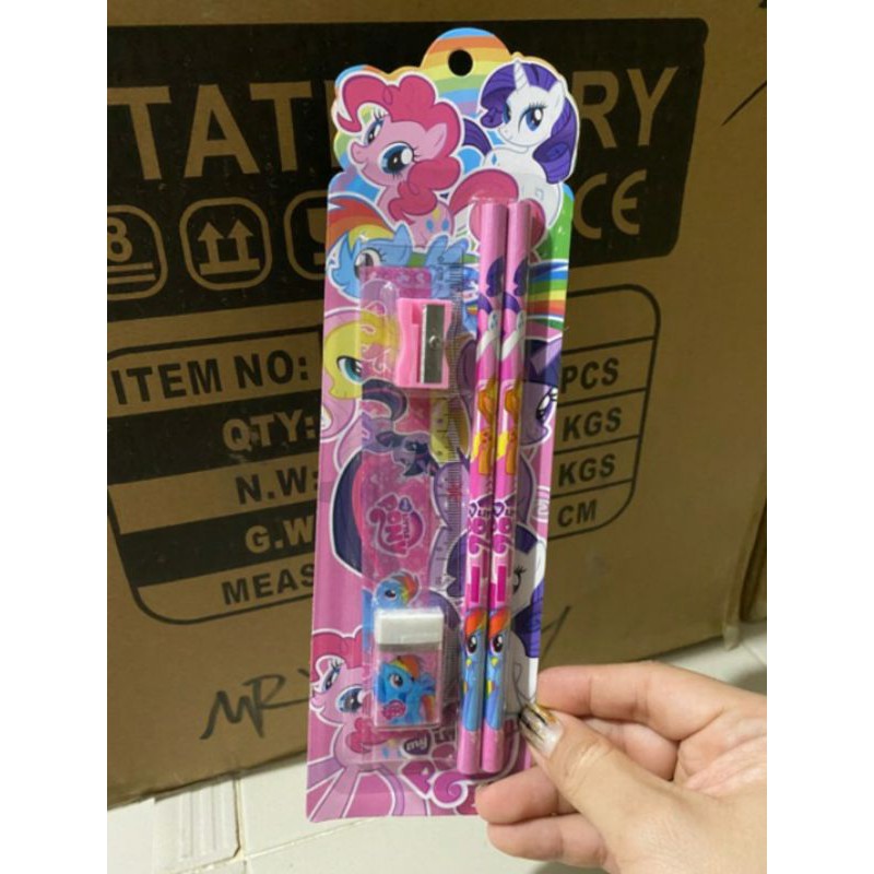 alat tulis pensil 1 set / pensil 1 set