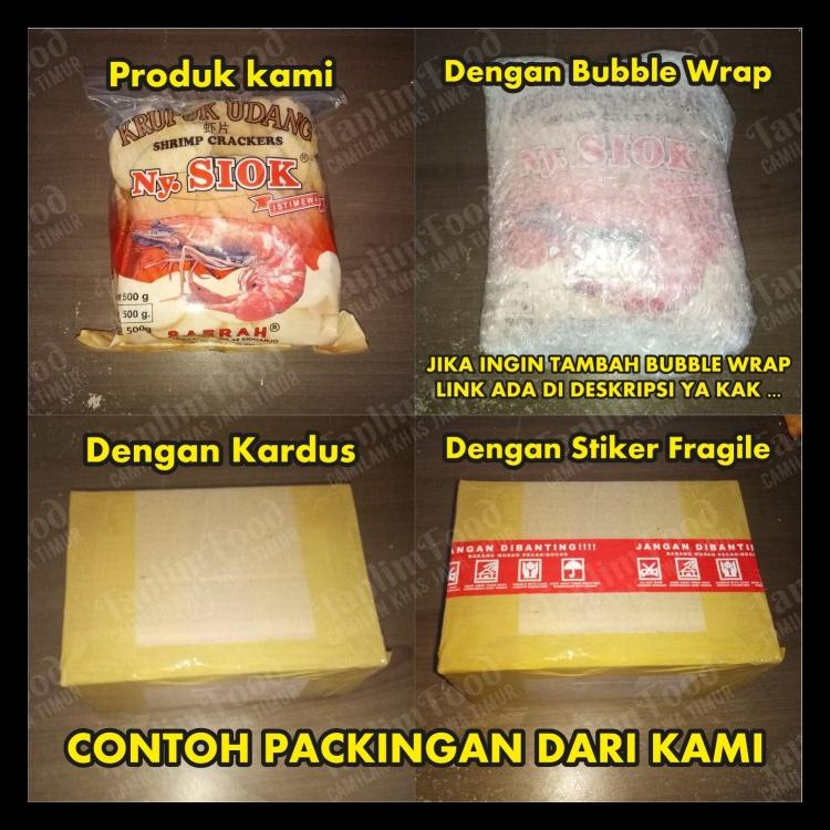 

KERUPUK / KRUPUK UDANG OVAL NY SIOK 500GR - TANLIMFOOD BERKUALITAS