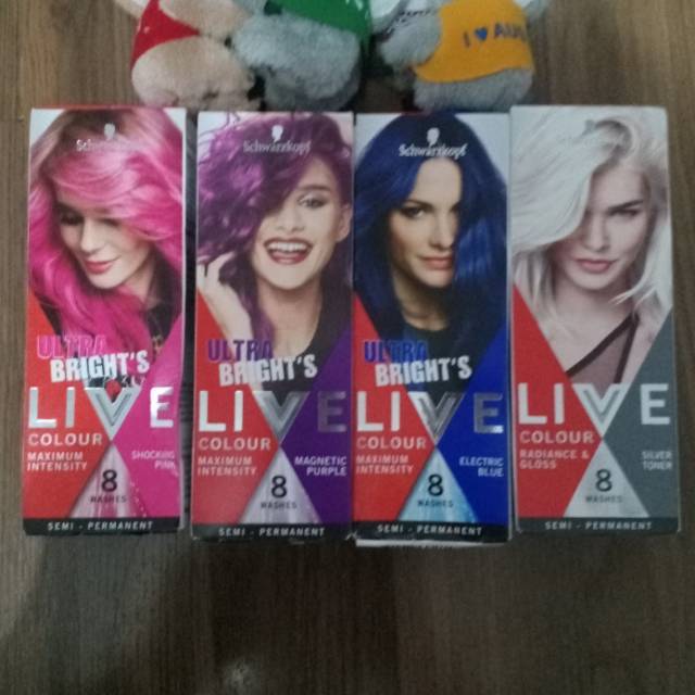 Schwarzkopf Live Ultra Bright S Colour Pewarna Rambut Pink Purple