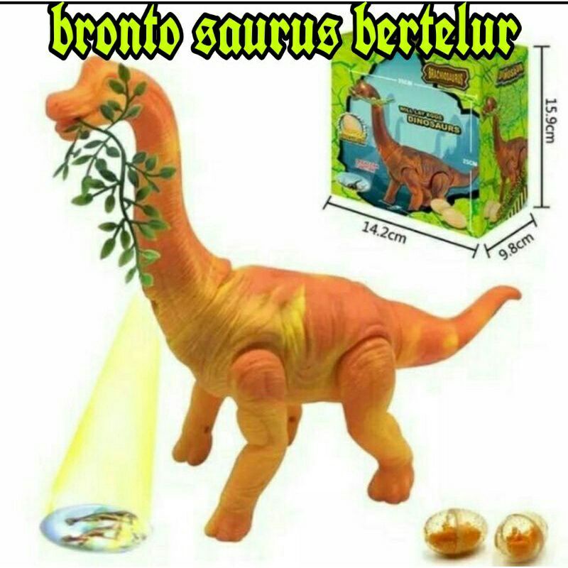 Mainan Dinosaurus Brachiosaurus Bertelur (Born Egg) type 66050