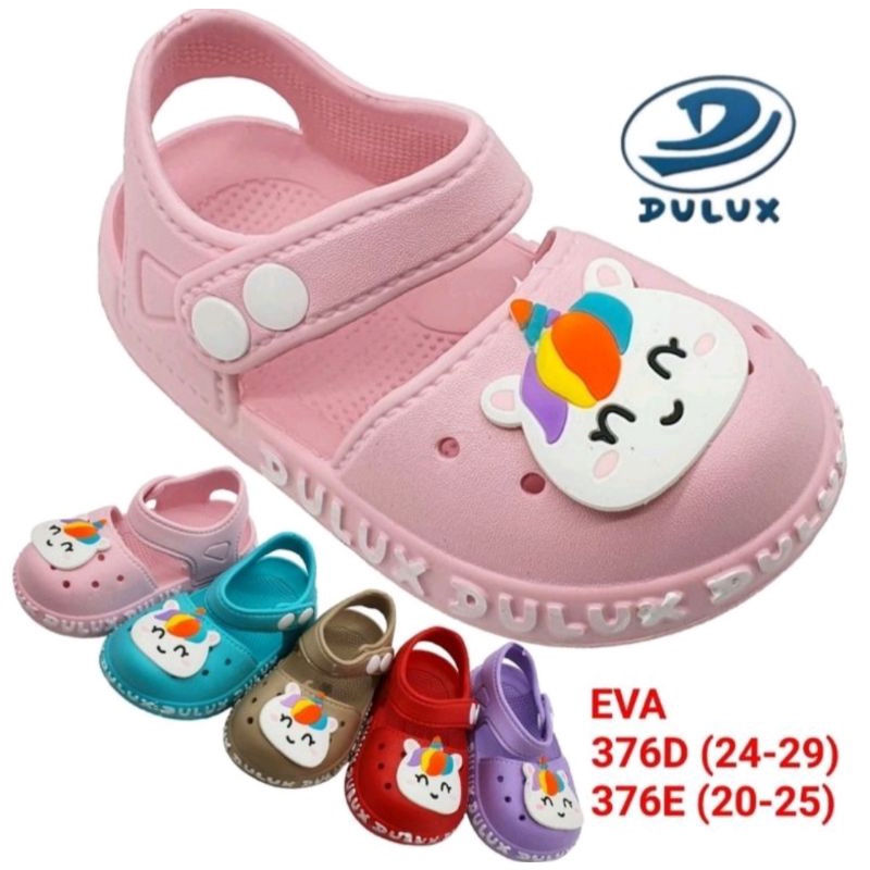 SANDAL BAIM ANAK CEWE KUDA PONI UNICORN PEREMPUAN KARET RINGAN DULUX 376E