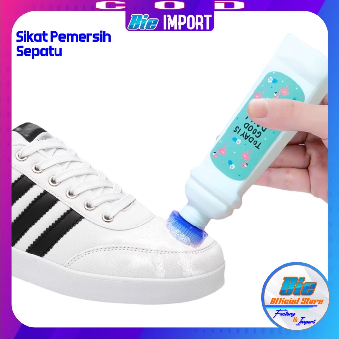 Sikat Pembersih Sepatu 100 ml Cairan Pemutih Sepatu Impor Best Seller