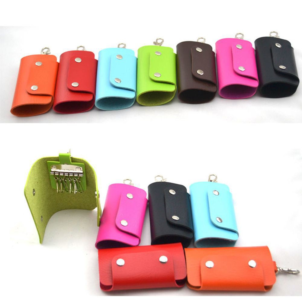 PU Key Holder Tempat Gantungan Kunci Mobil Dompet Kunci Mobil Motor