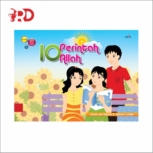 Buku Cerita Rohani Cerita Anak Cerita Inspiratif Anak Katolik:  10 PERINTAH ALLAH (Indonesia-Inggris