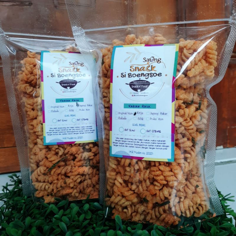 

MAKARONI SPIRAL 250 GRAM KRIUK ANTI KERAS/SUPER RENYAH BANYAK PILIHAN RASA