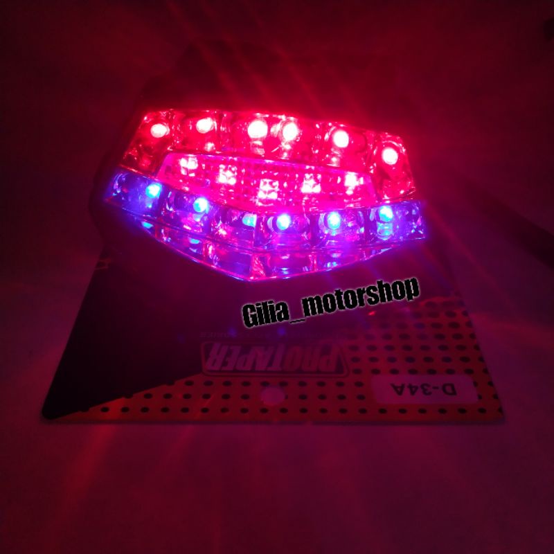 Stoplamp Lampu Stop Led Plus Sen Ninja 150 RR Ninja 250 Karbu Lampu Belakang 3 in 1 Plus Senja Ninja RR Ninja 250 Karbu