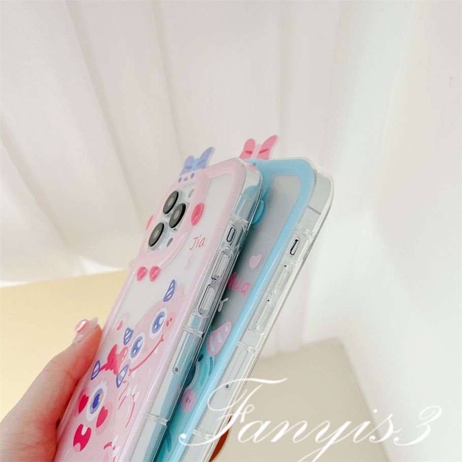 Realme C53 C35 C31 C30 C25Y C21Y C25 C15 C12 C11 C21 C20 C17 C3 Realme 9i 7i 6i 5i 5s 5 Narzo 50A 50i Prime Monster Cute Lens Phone Case