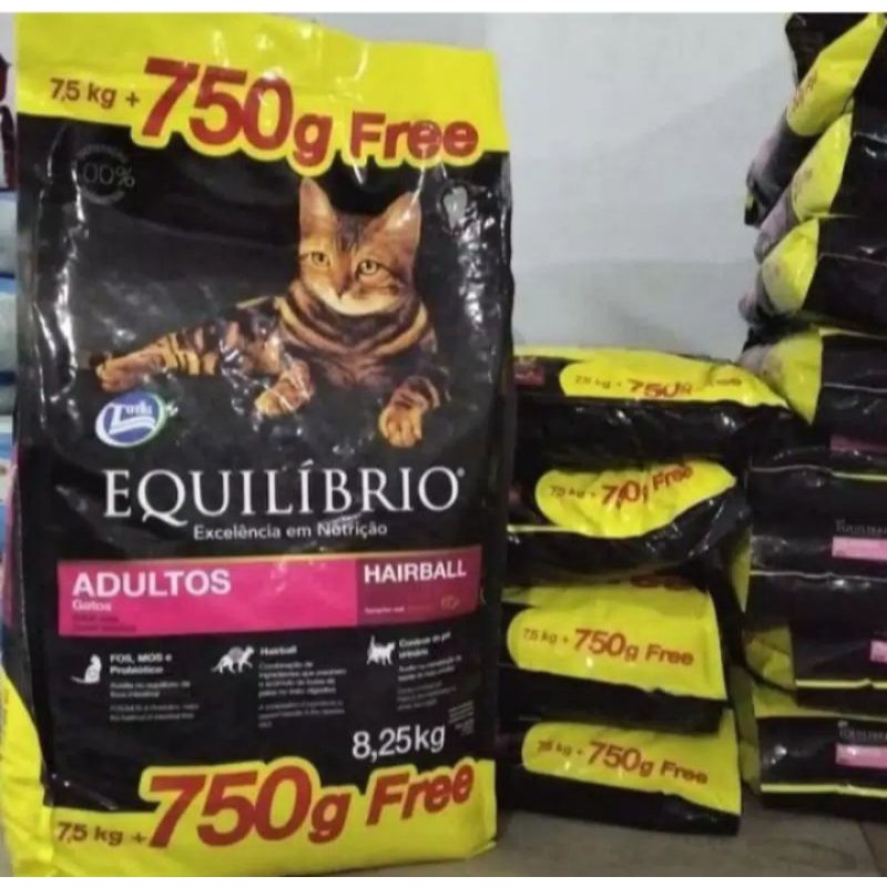 ekspedisi equilibro adult 7,5kg frespack makanan kucing dry food