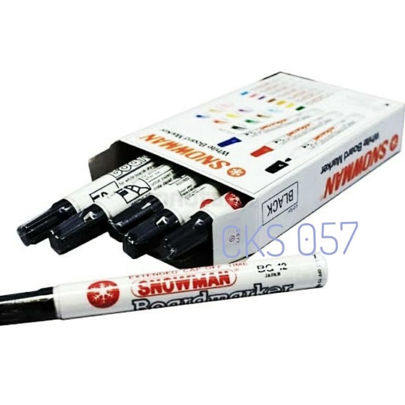 

Spidol Whiteboard Snowman BG-12 / Spidol Papan Tulis GROSIR