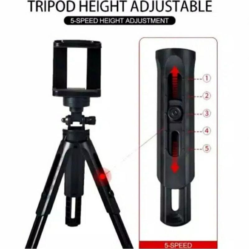 Tripod Mini Selfie Bracket HD30 Dudukan Handphone Anti Slip Tipod Mini Support Universal Phone Holder