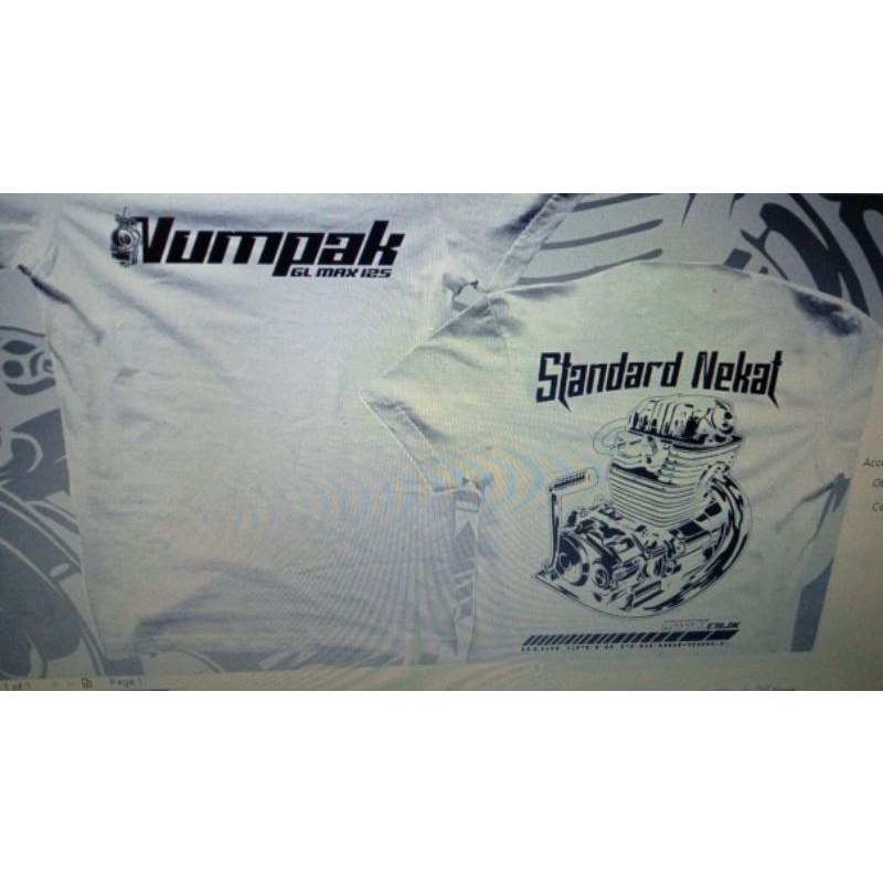 KAOS BAJU MOTOR HEREX HONDA GL125