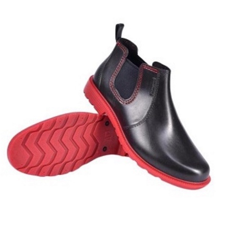 SEPATU BOOT AP HOBBY &amp; WORK/SEPATU BOOTS AP HOBBY AND WORK/AP BOOTS HOBBY AND WORK 39-43 BLACK RED - FANZ STORE