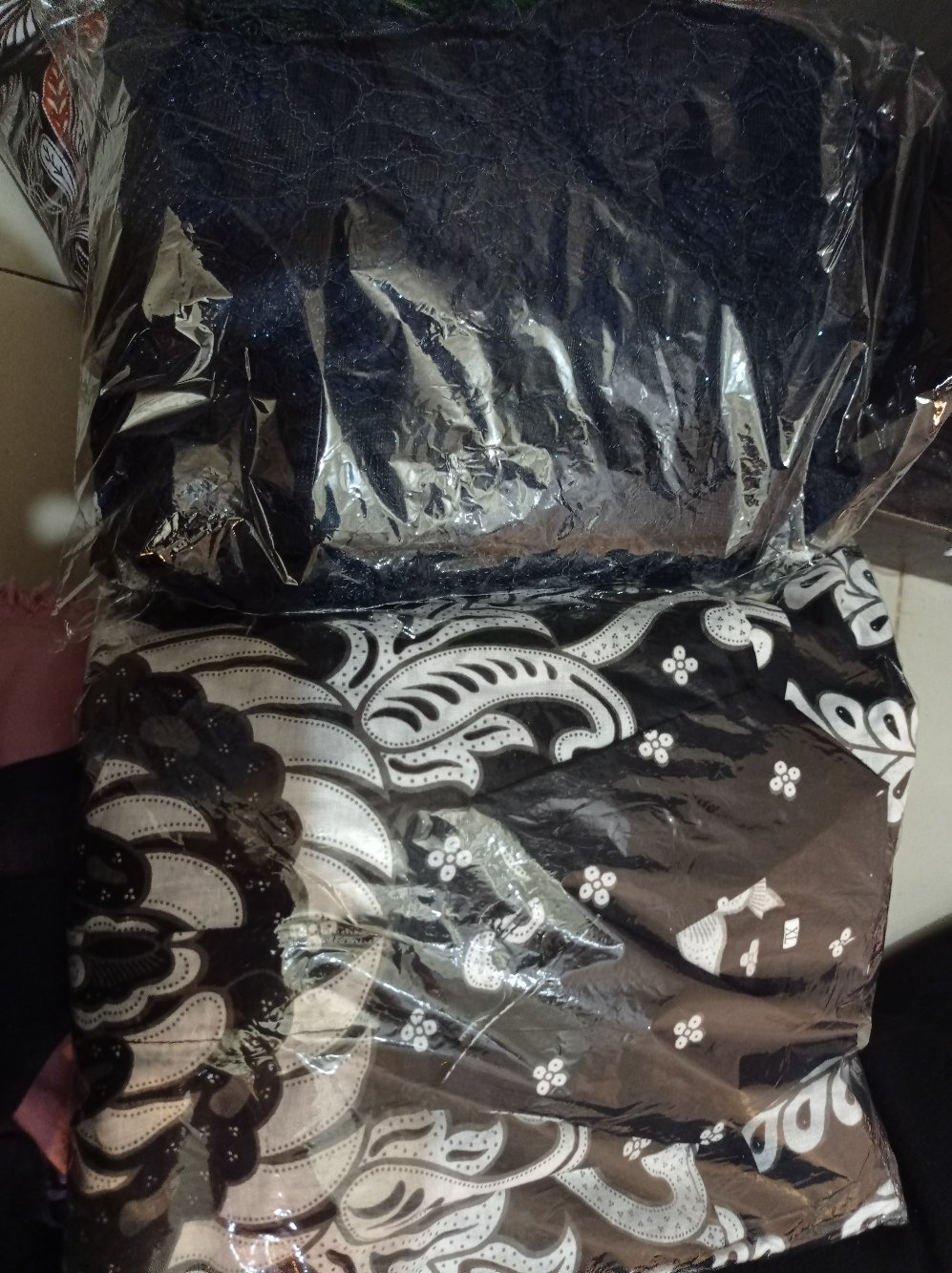 Maura Couple - Sania Ruffle Batik Couple Ori Ndoro Jowi Dnt Garansi Termurah Shopee - Navy Gurita