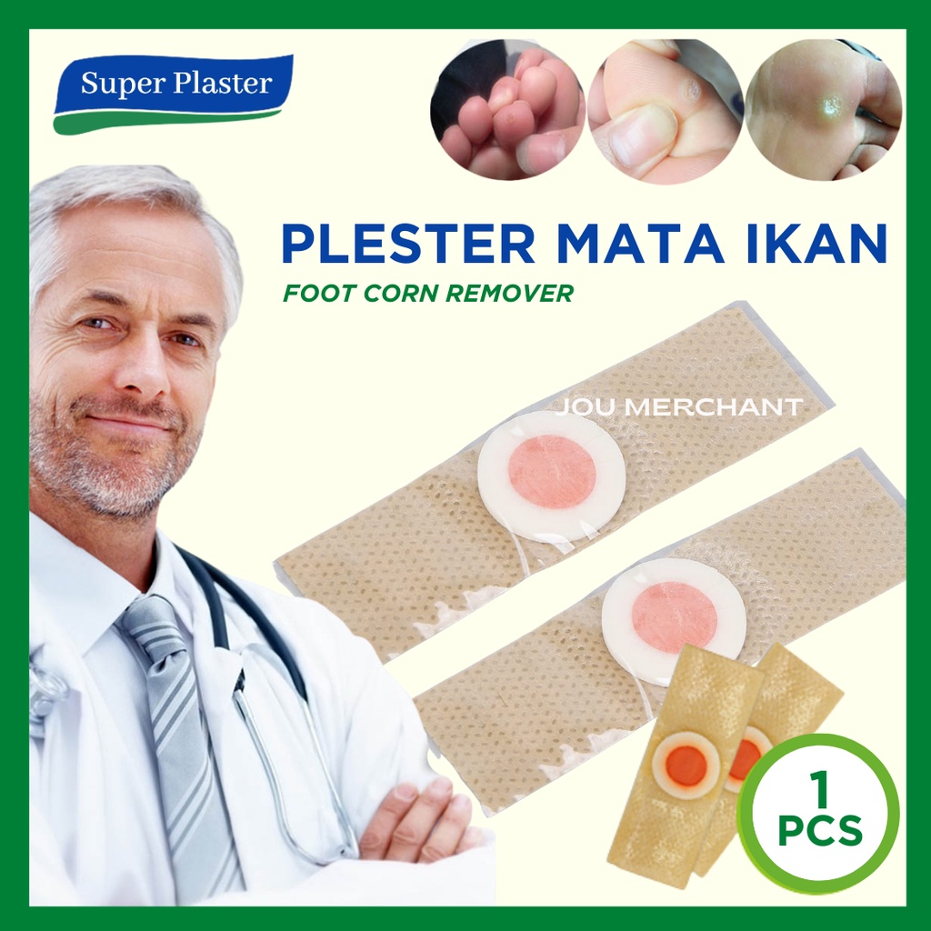 Plester Kutil dan Mata Ikan / Kapalan / Callus Remover / Obat Kulit Kaki dan Tangan SATUAN