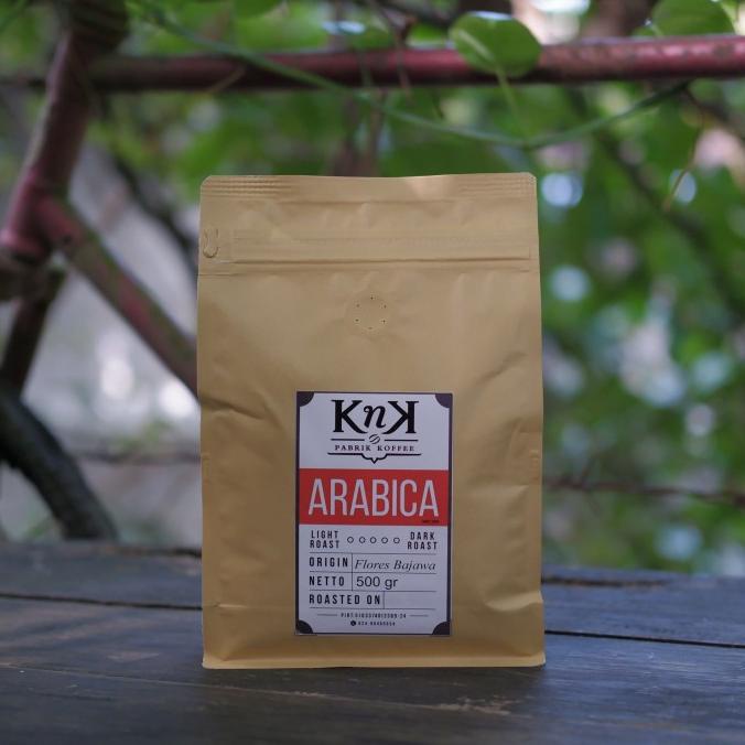 

Kopi Arabika Flores Bajawa Fullwash 500 Gram (Bubuk/Biji) KNK Coffee