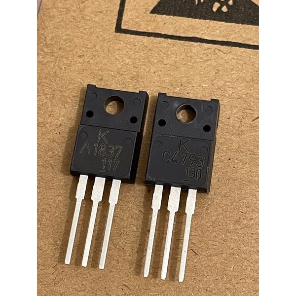 Transistor KEC A1837 - C4793 A 1837 - C 4793 ORI A1837-C4793 ASLI