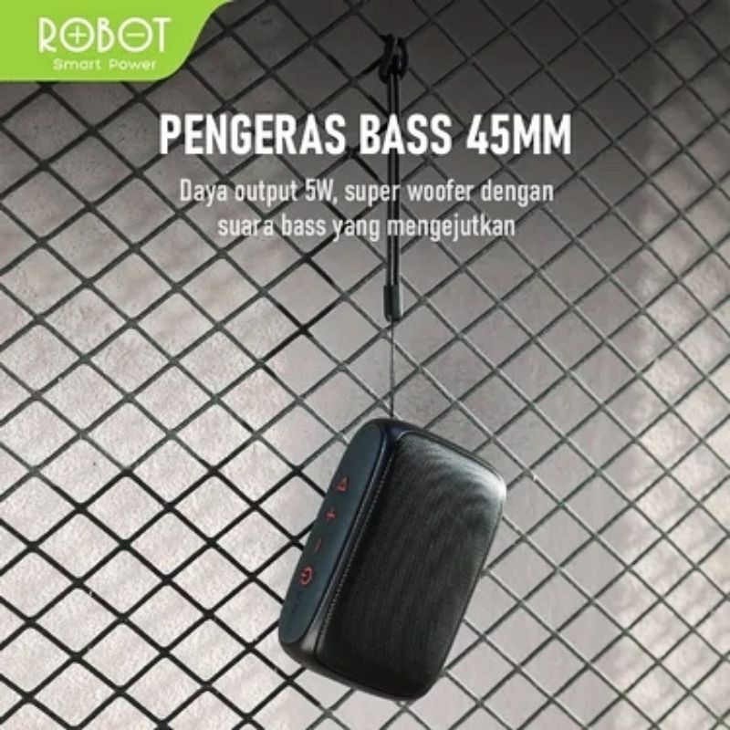 (ROBOT) Speaker Bluetooth Bass Stereo Speaker Wireless Portable