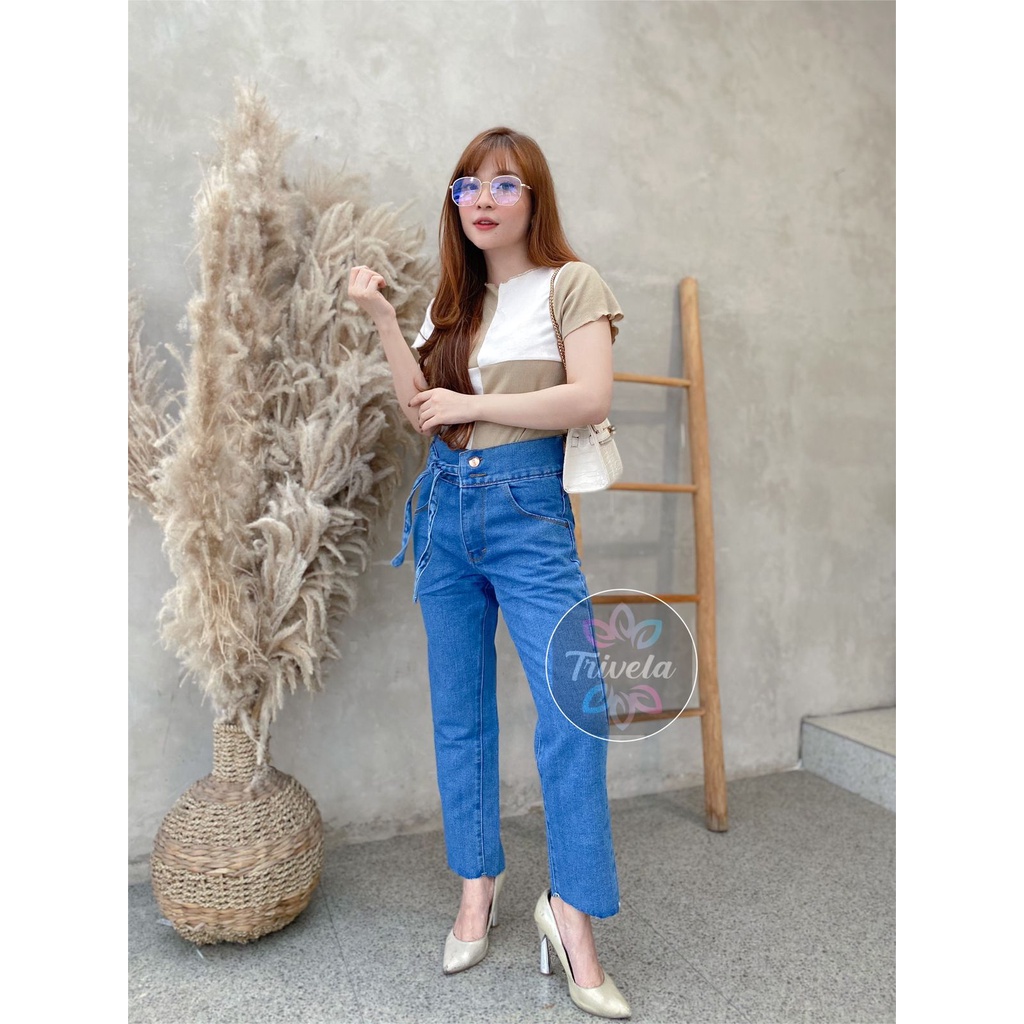 NALA LIGHT BOYFIE / BOYFRIEND JEANS WANITA