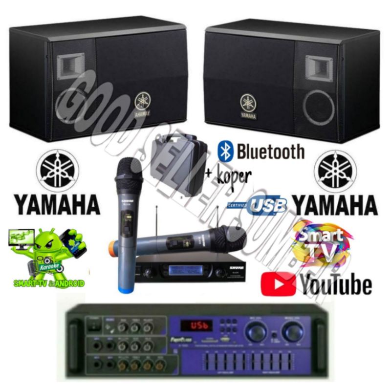 AGEN PAKET SOUND KARAOKE YAMAHA 10 INCH BLUETOOTH GARANSI RESMI KARAOKE VIA YOUTUBE