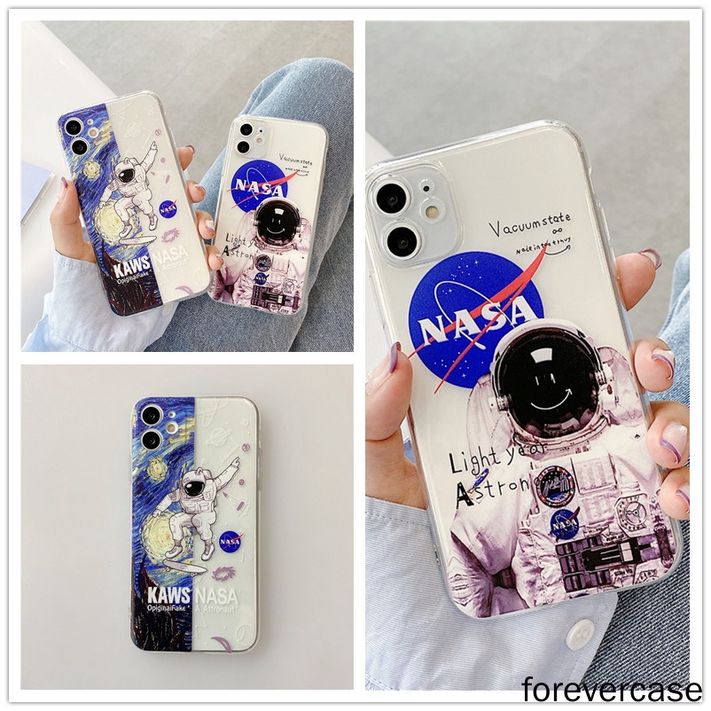 Soft Case Bahan Tpu Desain Nasa Kaws Untuk Iphone 11 6 6s