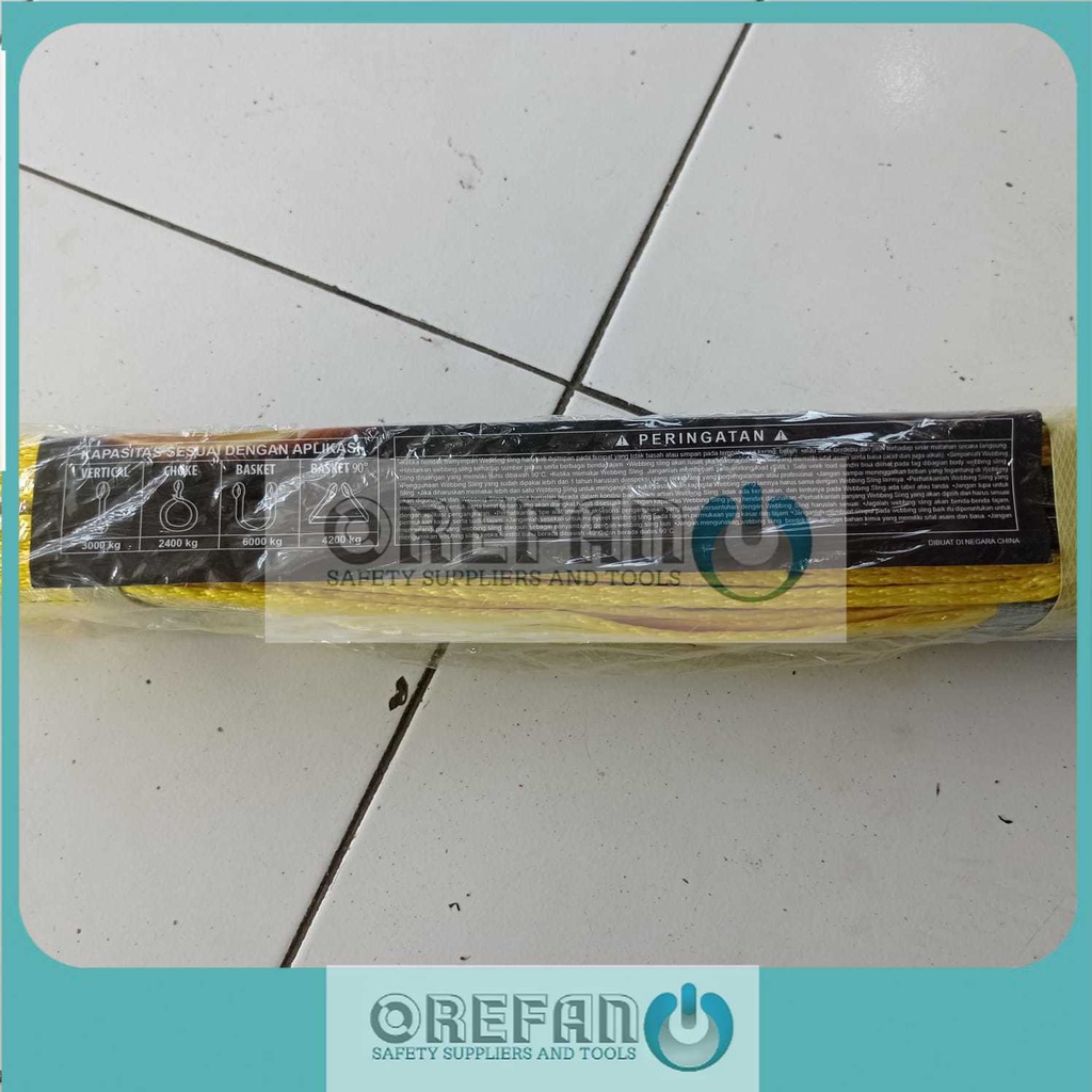WEBBING SLING BELT 3TON X 3METER LIFTING SLINGS WEBING 3T X 3M GOSAVE-6