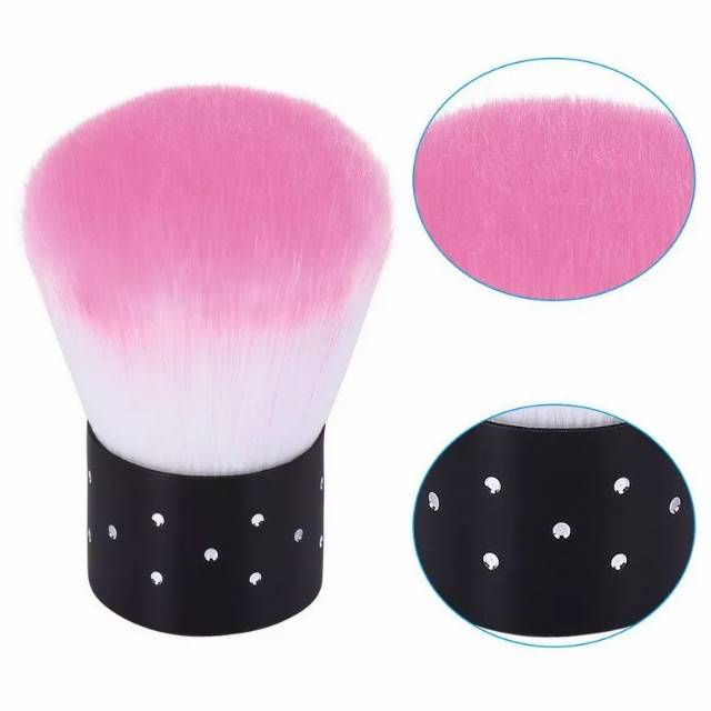 KUAS BRUSH BESAR KABUKI BRUSH DUST BRUSH KUAS DEBU NAILART