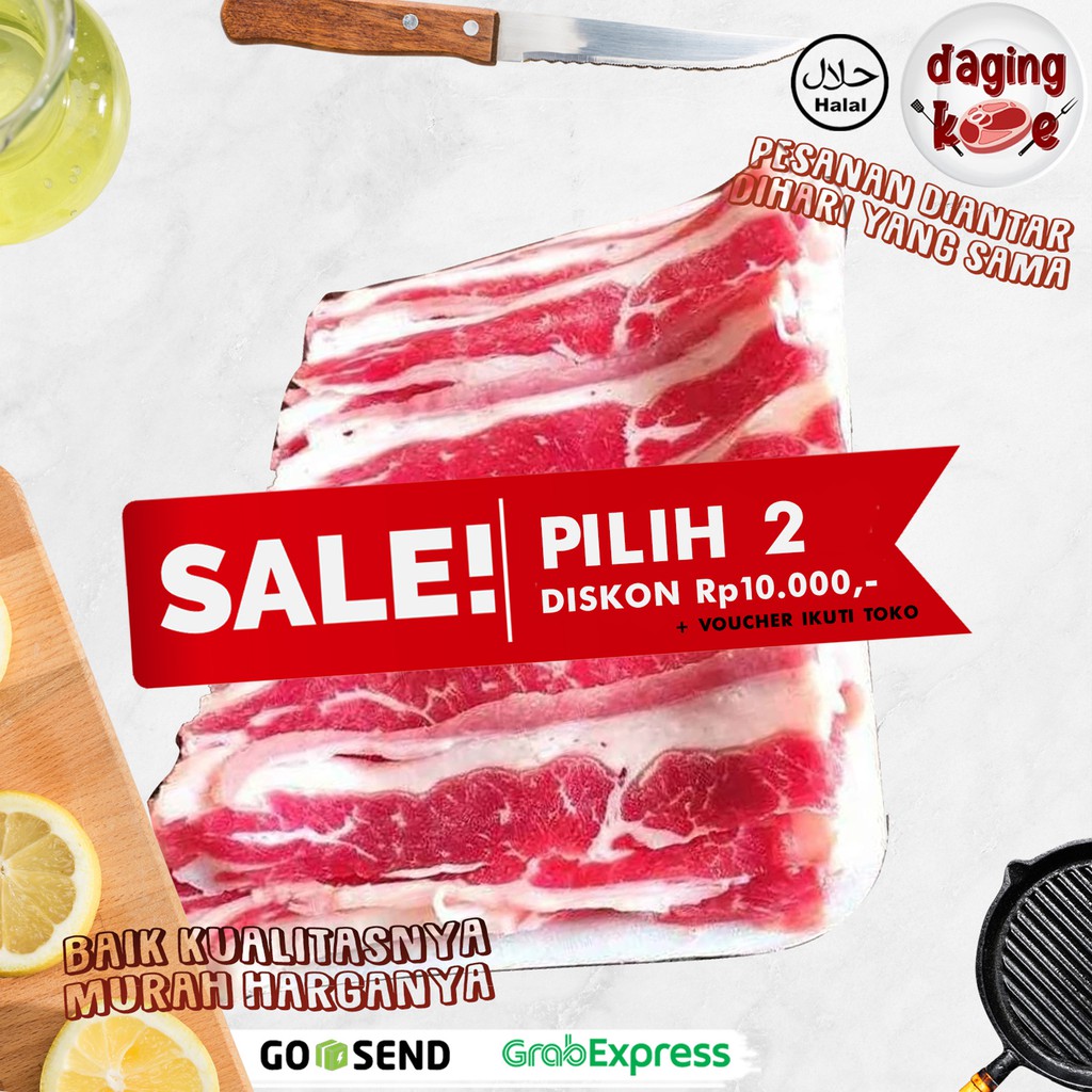 

DAGING SAPI SLICE USA BEEF SLICE 1 KG DK181