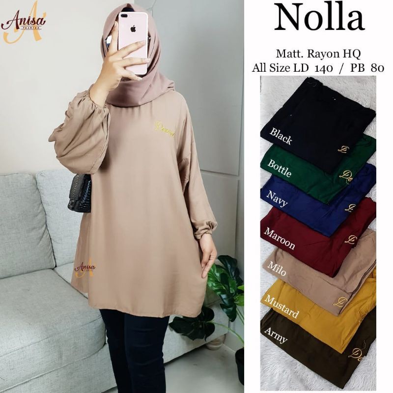 NOLLA BLOUSE / BLOUSE RAYON JUMBO