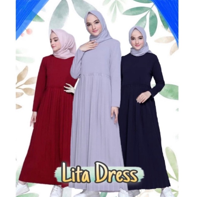 Baju Gamis Wanita kualitas premium harga terbaik/gamis plisket