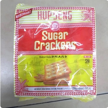 

HUP SENG SUGAR CRACKERS BISKUIT GULA 250GR[MM]