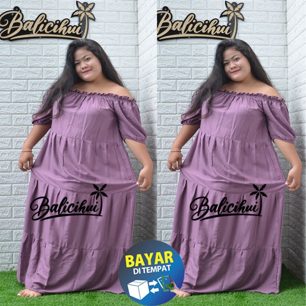 Balicihui Long Dress Jumbo Long Dress Eloise Long Dress Plus size Big Size Long Dress Bali